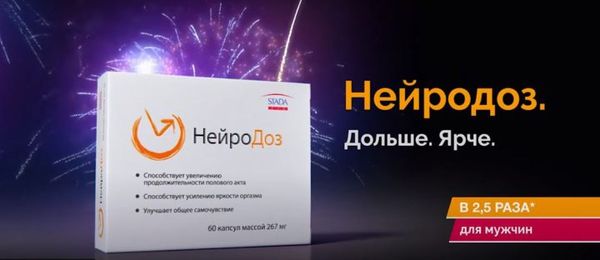 Препарат для улучшения эректильной функции Neurodose